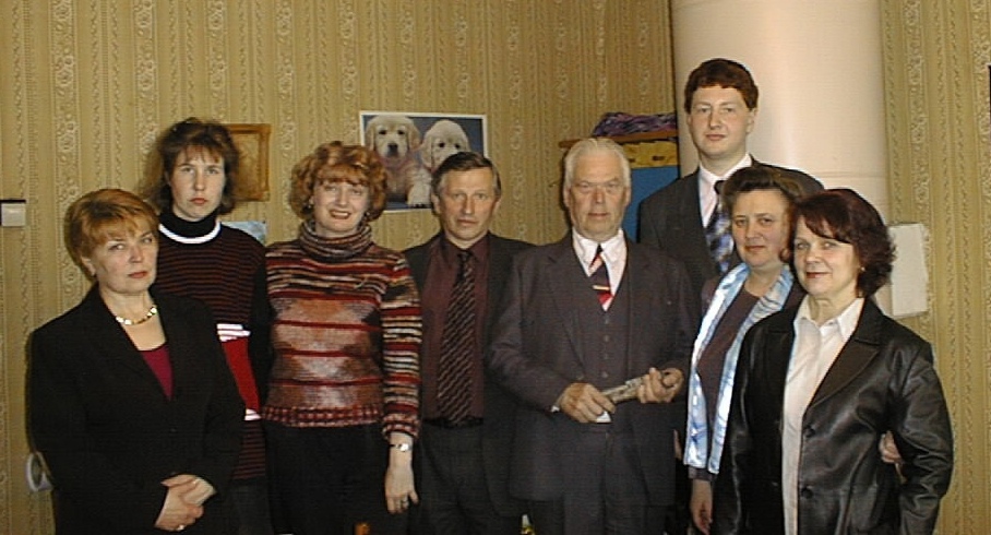 Юбилей ветерана печати Петра Васильевича Петрова, 2005 год